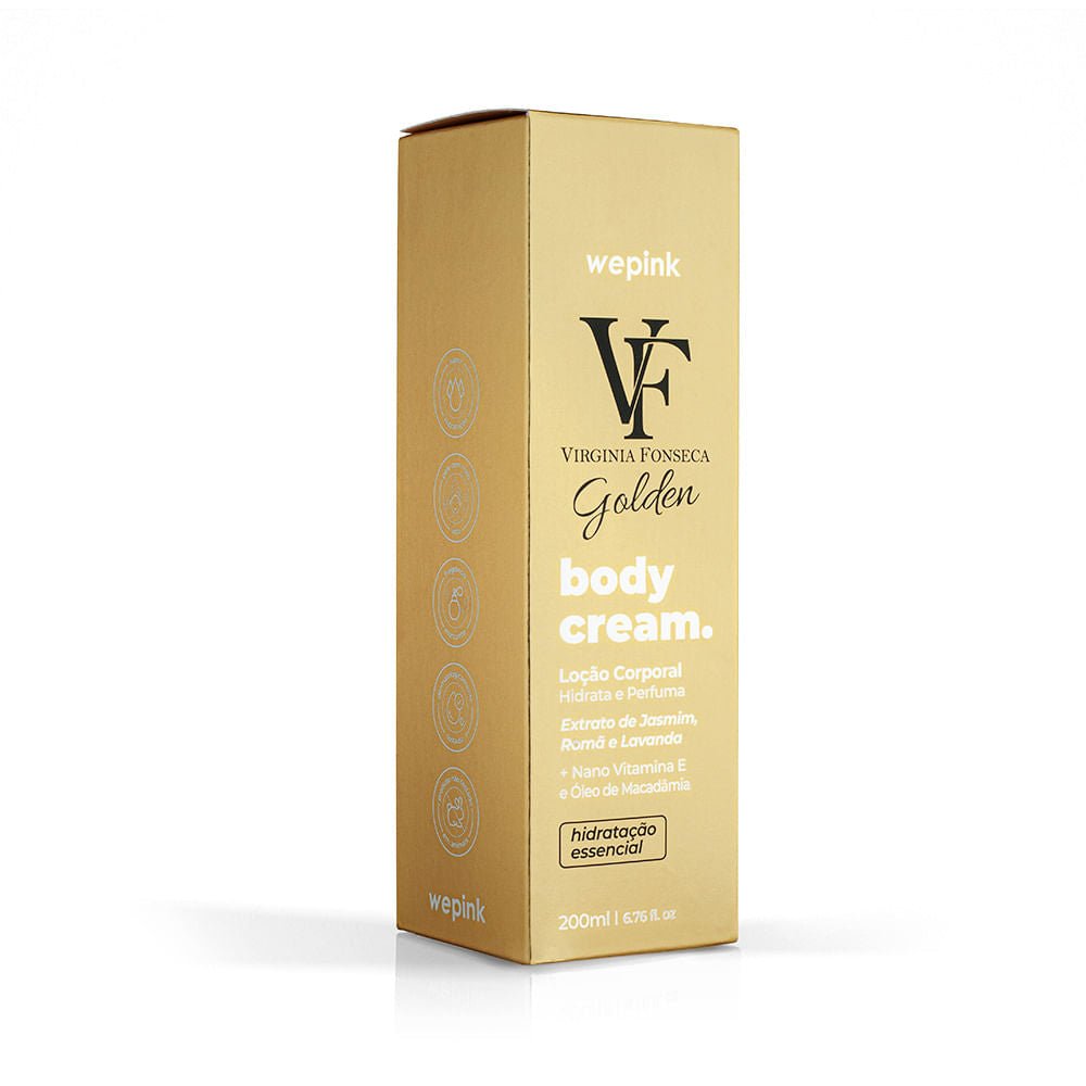Body Cream VF Golden Desodorante Hidratante 200ml - Wepink - Imagem 5