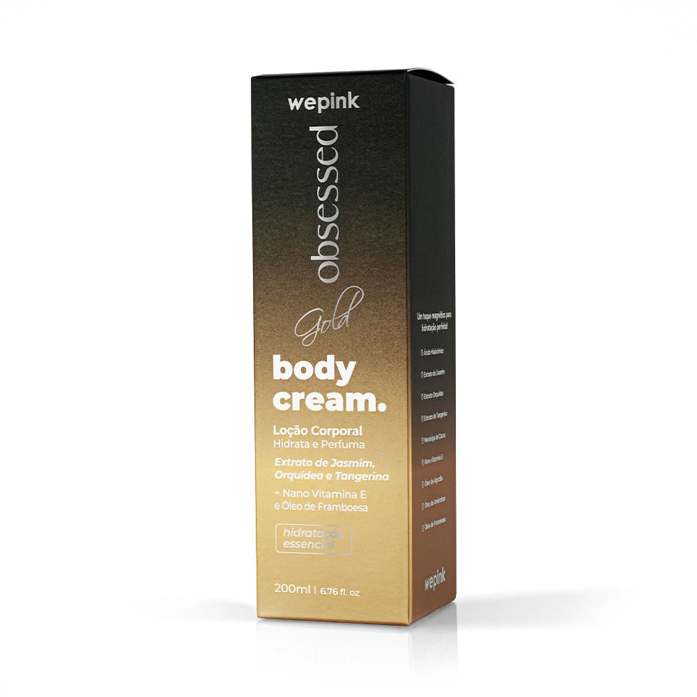 Body Cream Obsessed Gold Desodorante Hidratante 200ml - Wepink - Imagem 5