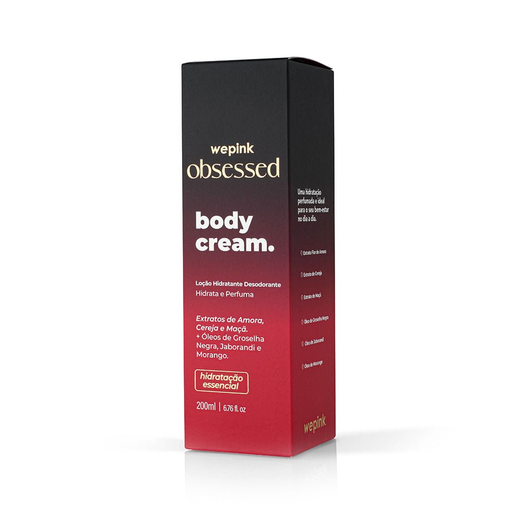 Body Cream Obsessed Desodorante Hidratante 200ml - Wepink - Imagem 5
