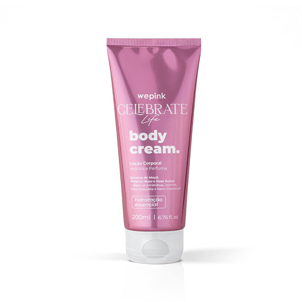 Body Cream Celebrate Life Desodorante Hidratante 200ml - Wepink - Imagem 2
