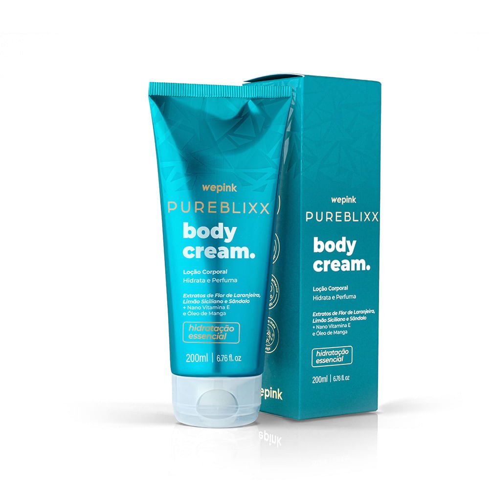 Body Cream Pureblixx Desodorante Hidratante 200ml - Wepink