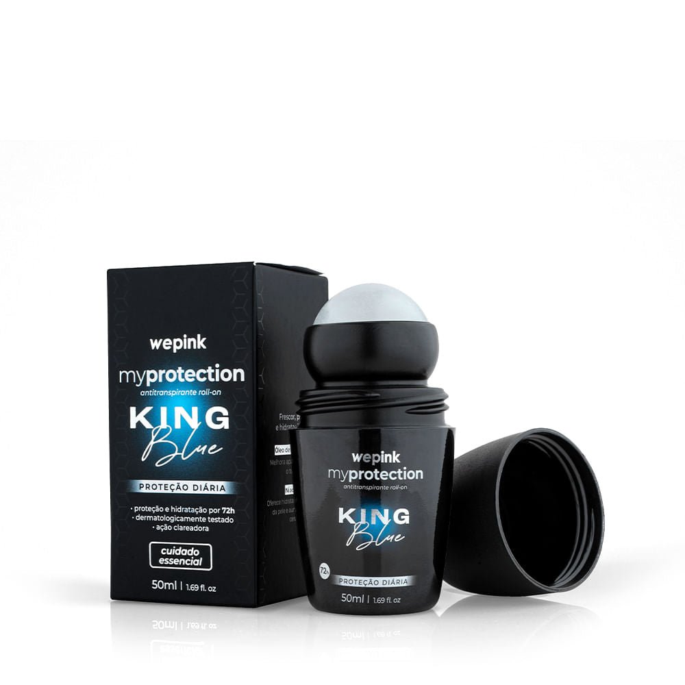 Desodorante Antitranspirante Roll-on King Blue 50ml - Wepink - Imagem 2