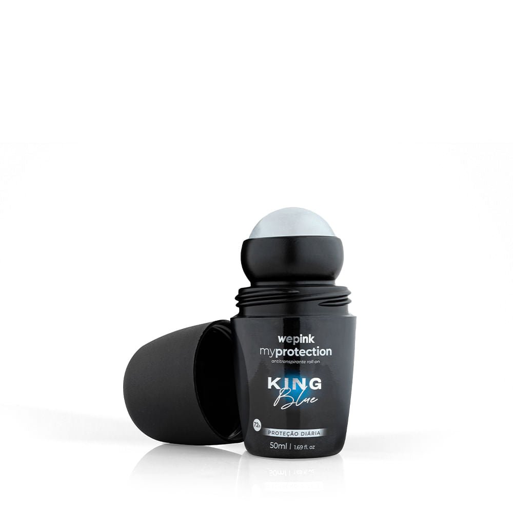 Desodorante Antitranspirante Roll-on King Blue 50ml - Wepink - Imagem 3