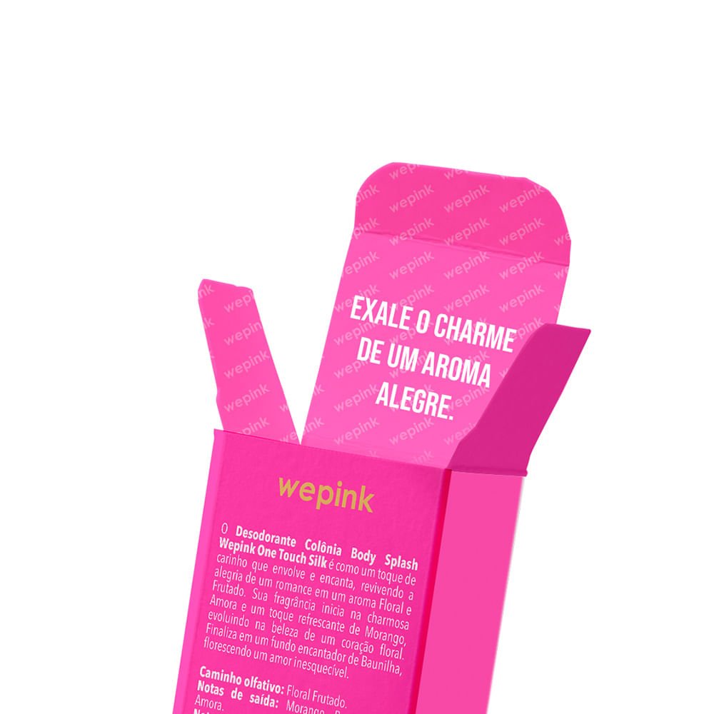 Body Splash One Touch Silk Desodorante Colônia 200ml - Wepink - Imagem 5