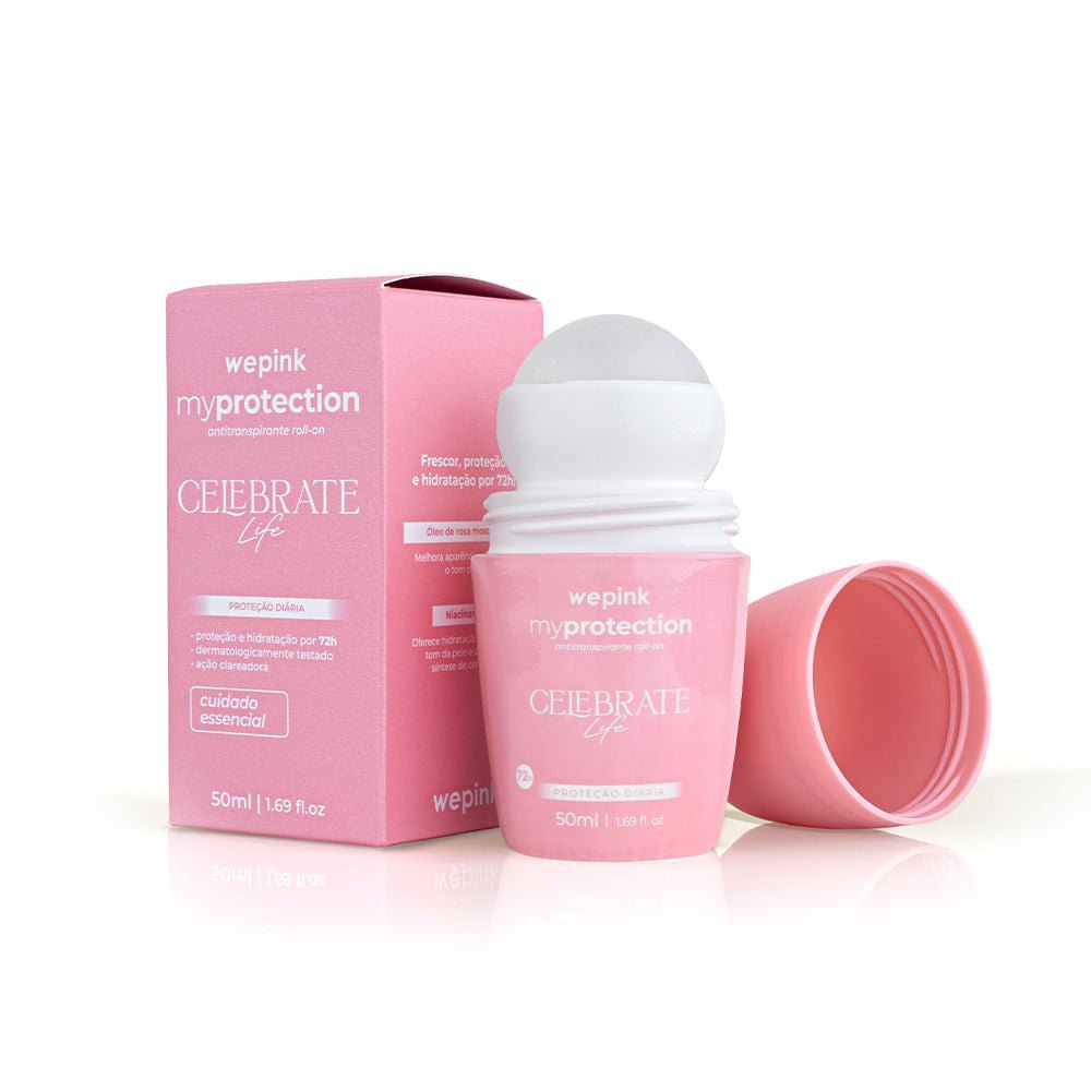 Desodorante Antitranspirante Roll-on Celebrate Life 50ml - Wepink - Imagem 2
