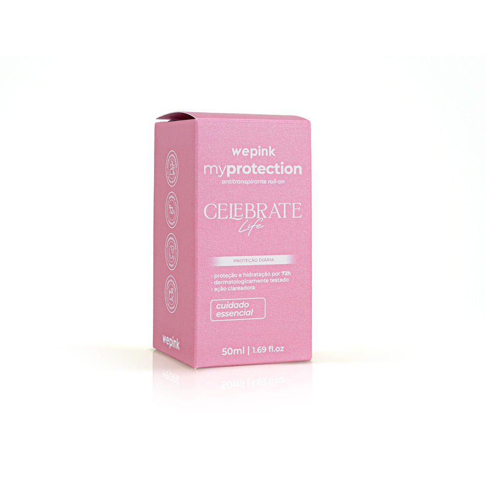 Desodorante Antitranspirante Roll-on Celebrate Life 50ml - Wepink - Imagem 5