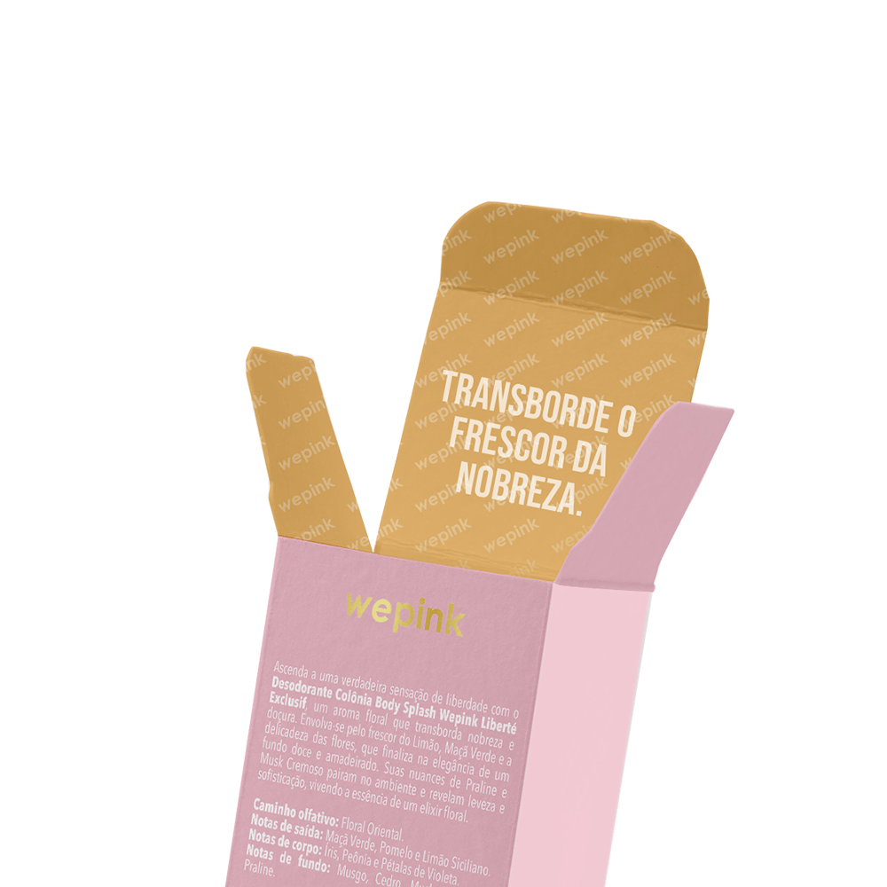 Body Splash Liberté Exclusif Desodorante Colônia 200ml - Wepink - Imagem 5