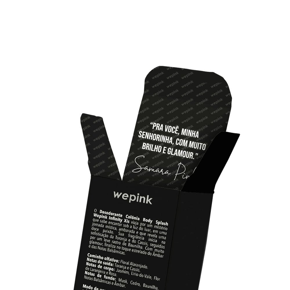 Body Splash Infinity Xis Desodorante Colônia 200ml - Wepink - Imagem 5