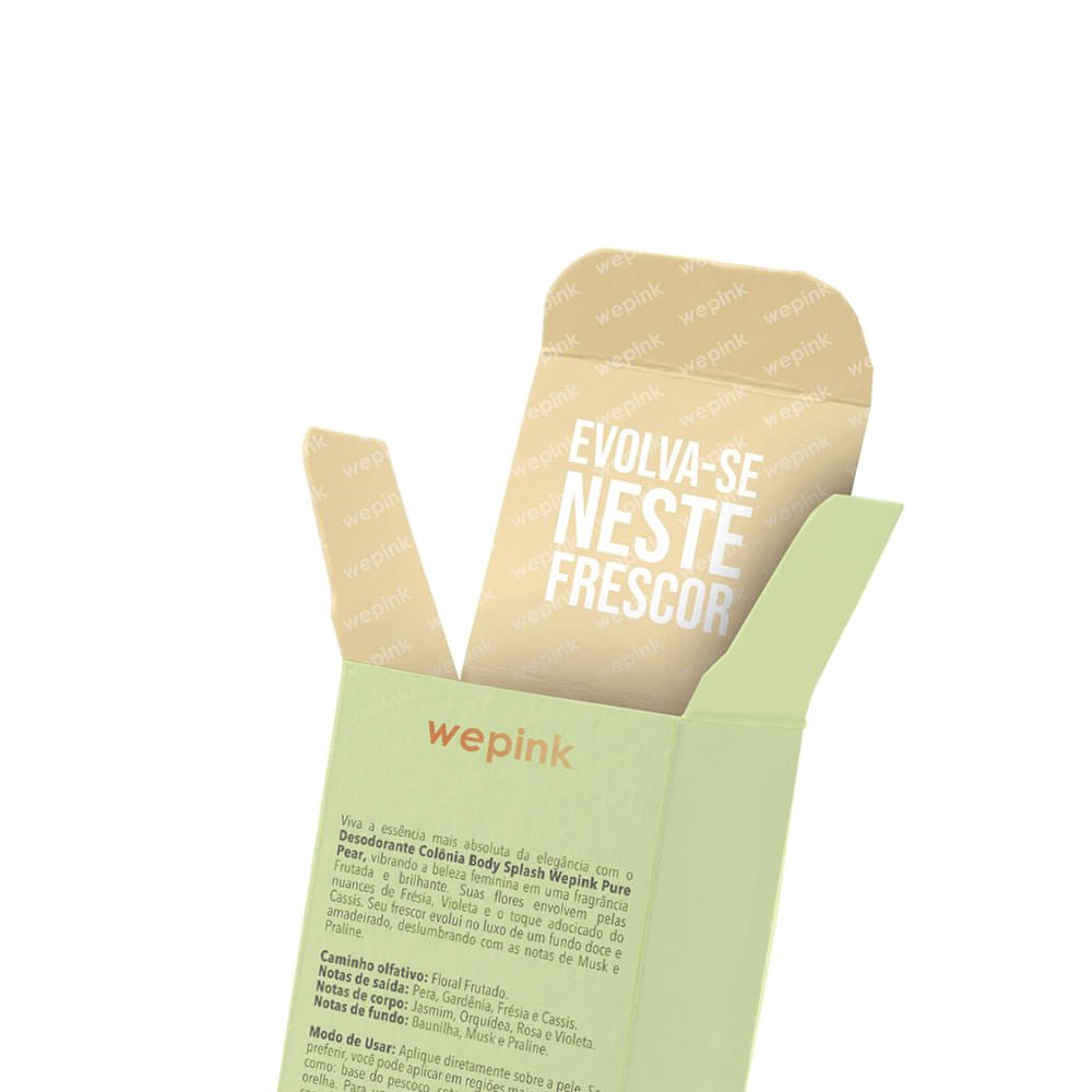 Body Splash Pure Pear Desodorante Colônia 200ml - Wepink - Imagem 5