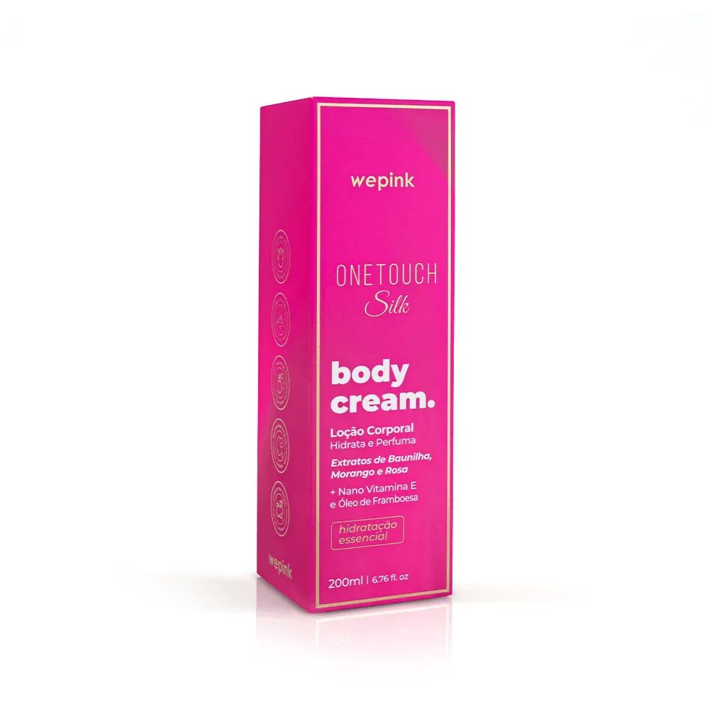 Body Cream One Touch Silk Desodorante Hidratante 200ml - Wepink - Imagem 4