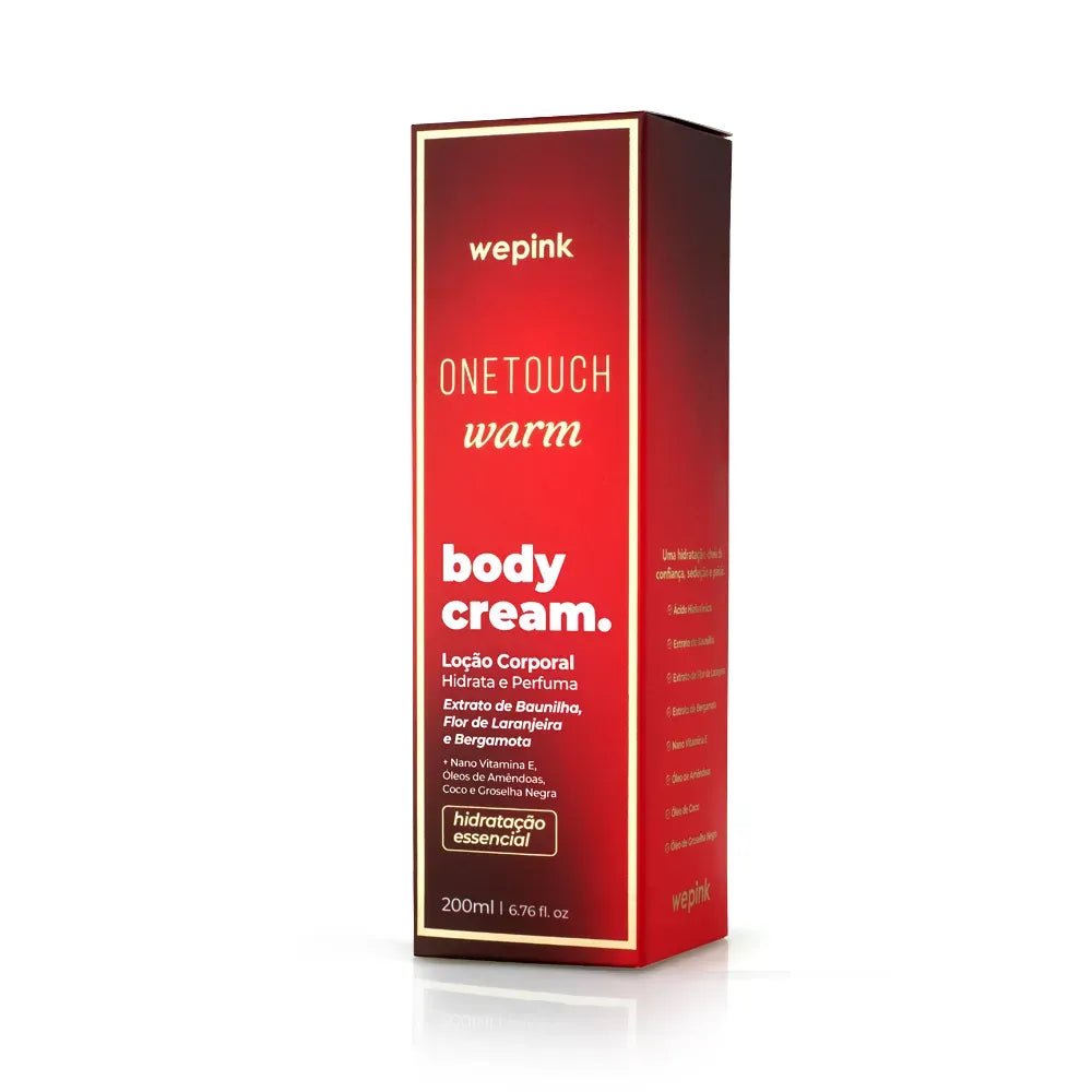 Body Cream One Touch Warm Desodorante Hidratante 200ml - Wepink - Imagem 5