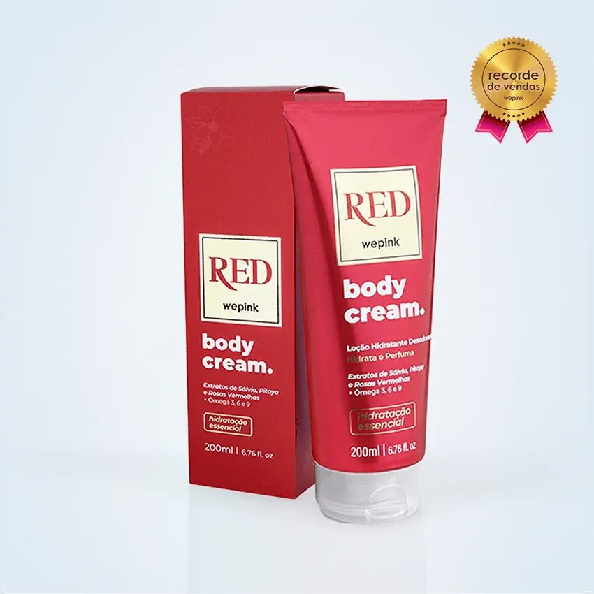 Body Cream Red Desodorante Hidratante 200ml - Wepink - Imagem 2