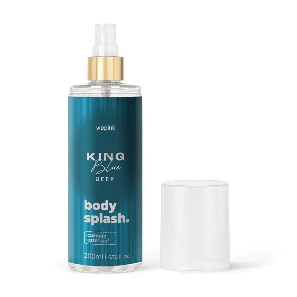 Body Splash King Blue Deep Desodorante Colônia 200ml - Wepink - Imagem 2