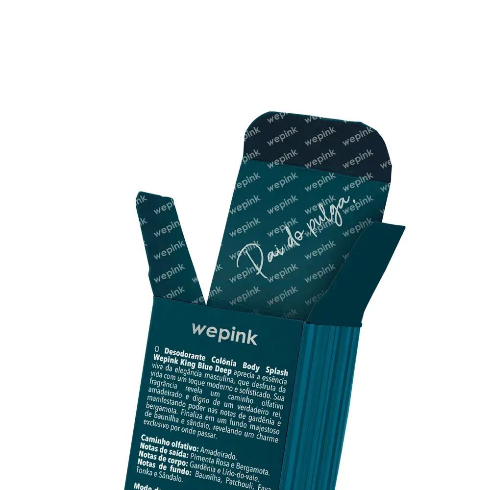 Body Splash King Blue Deep Desodorante Colônia 200ml - Wepink - Imagem 5