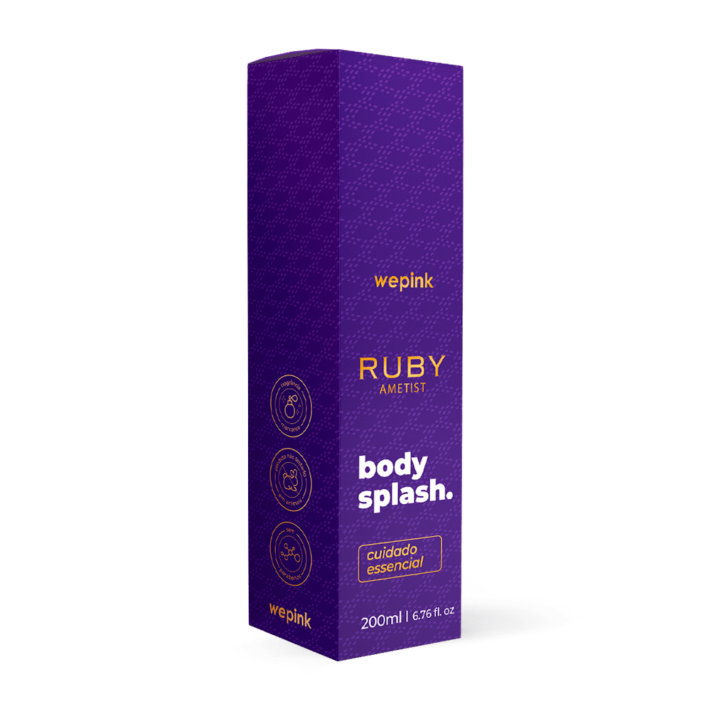 Body Splash Ruby Ametist Desodorante Colônia 200ml - Wepink - Imagem 4