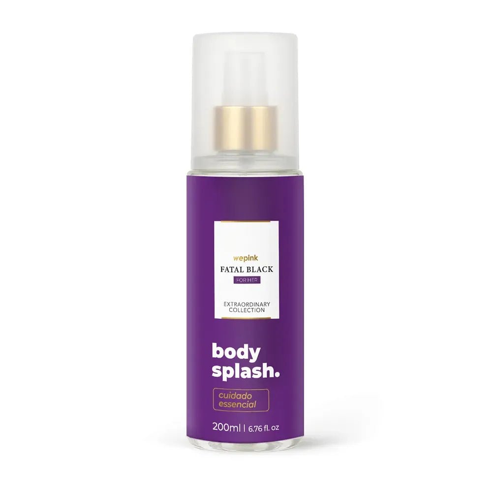 Body Splash Fatal Black For Her Desodorante Colônia 200ml - Wepink - Imagem 2
