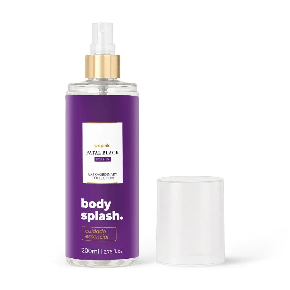Body Splash Fatal Black For Her Desodorante Colônia 200ml - Wepink - Imagem 3