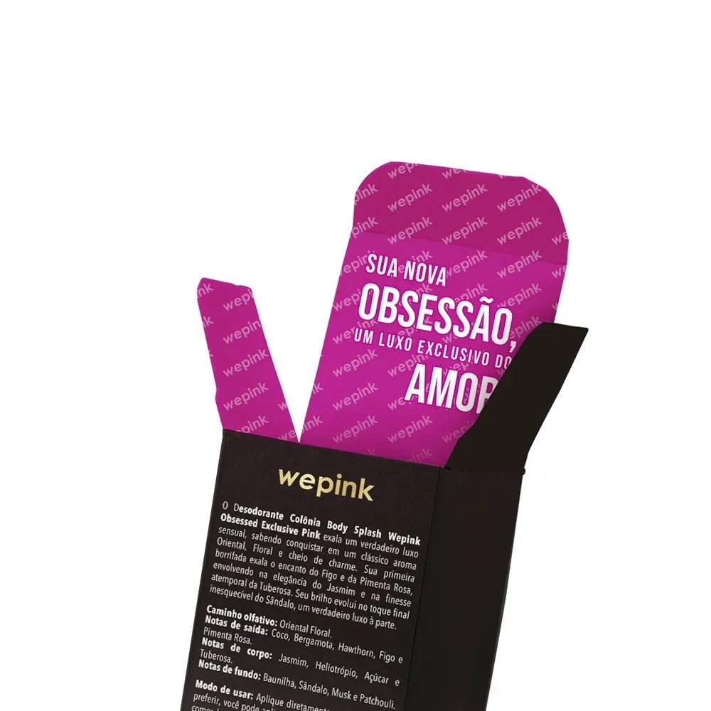 Body Splash Obsessed Exclusive Pink Desodorante Colônia 200ml - Wepink - Imagem 5