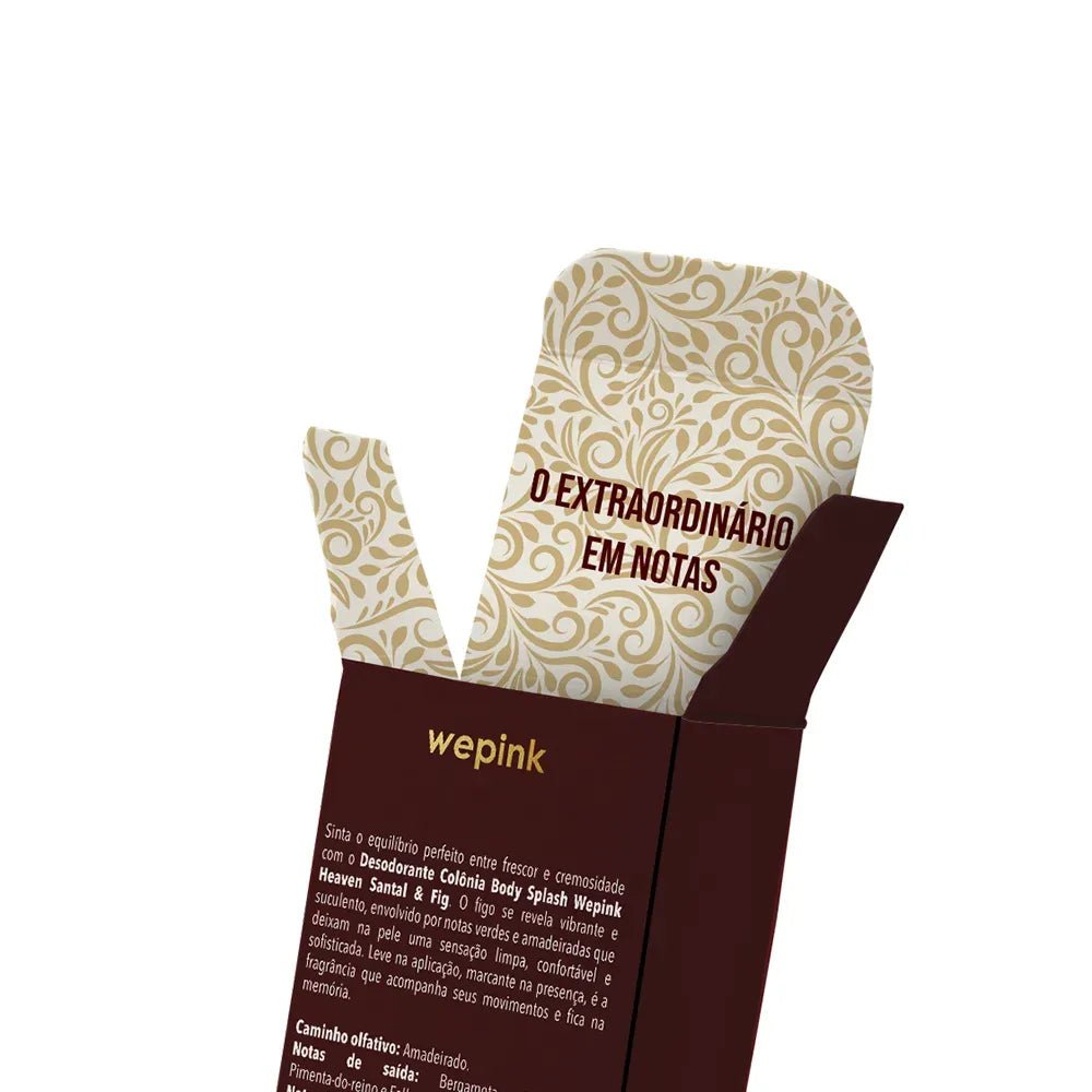 Body Splash Heaven Santal & Fig Desodorante Colônia 200ml - Wepink - Imagem 5