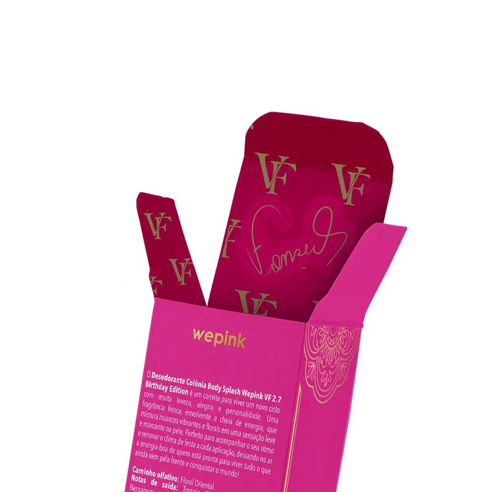 Body Splash VF 2.7 Desodorante Colônia 200ml - Wepink - Imagem 5