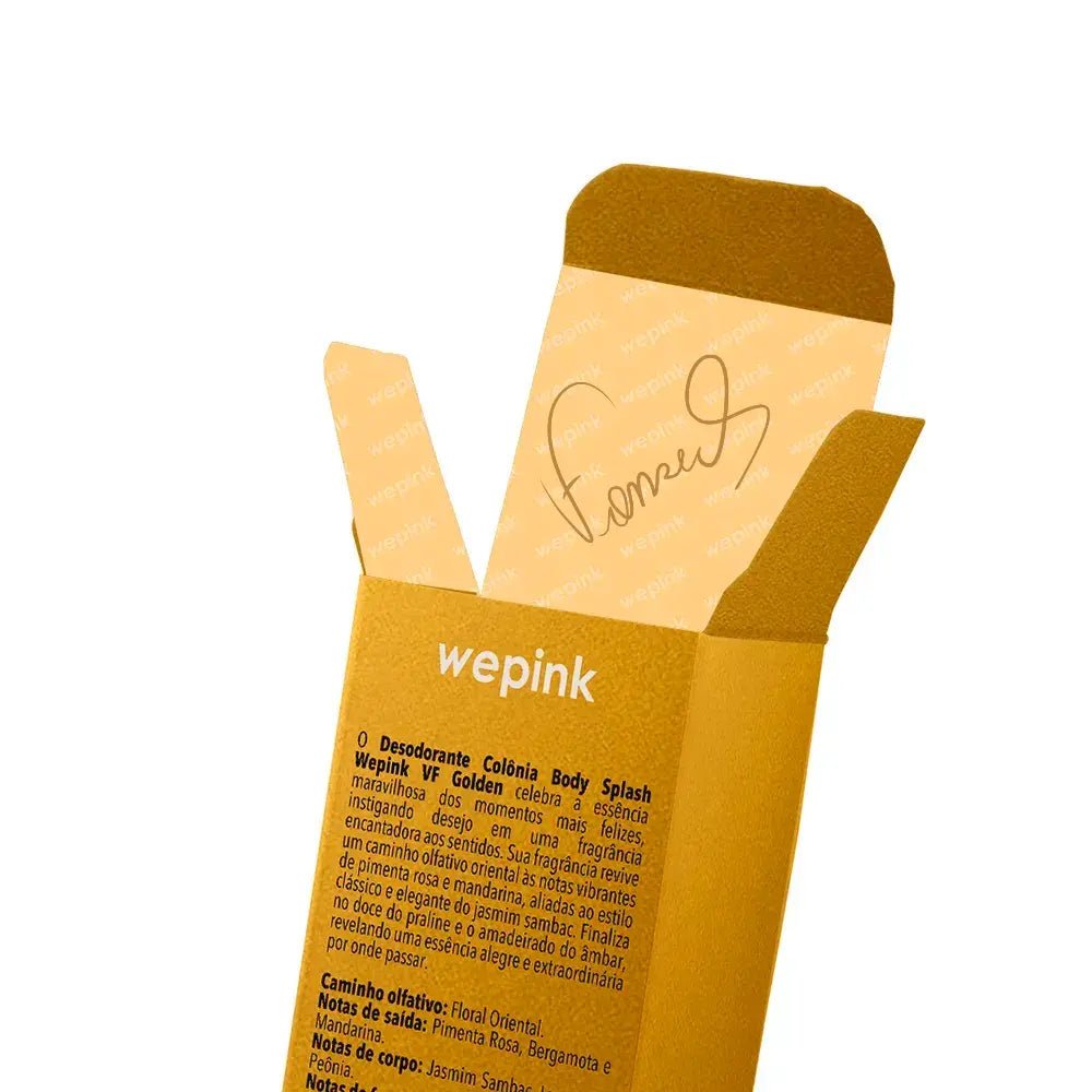 Body Splash VF Golden Desodorante Colônia 200ml - Wepink - Imagem 4