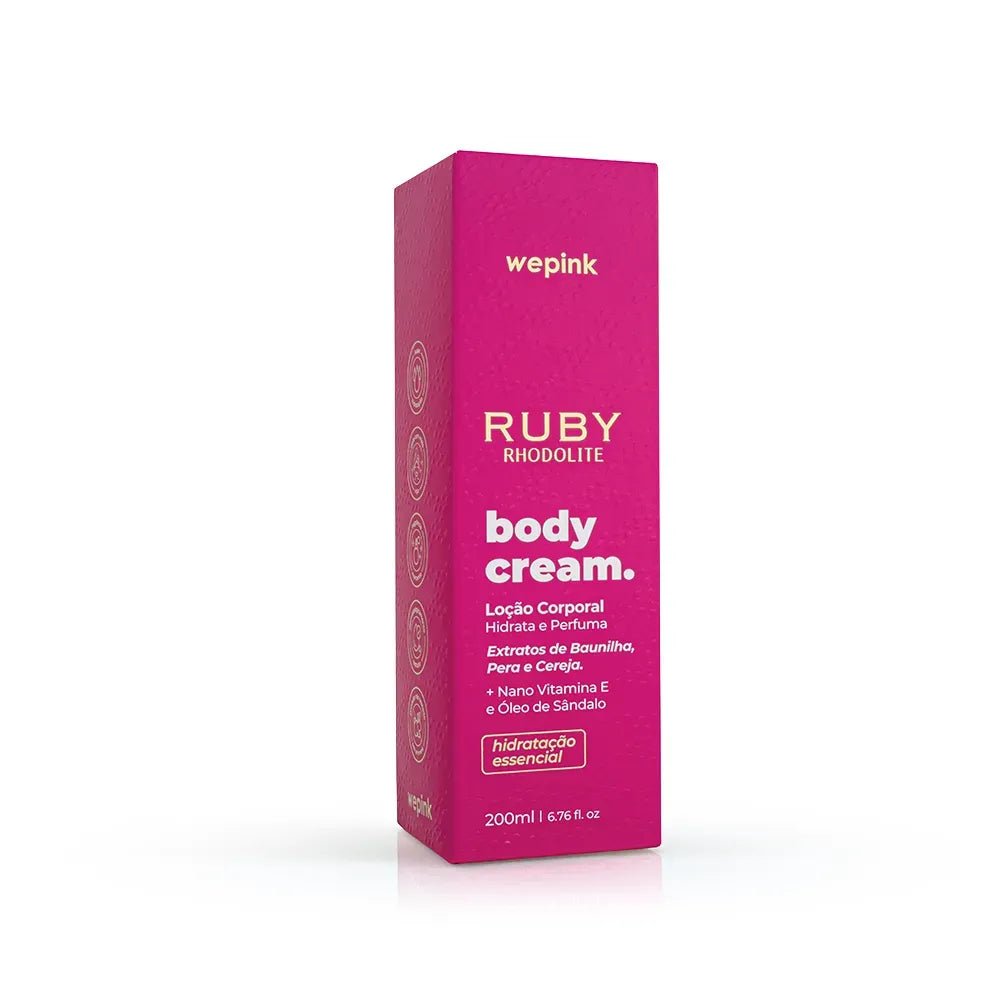 Body Cream Ruby Rhodolite Desodorante Hidratante 200ml - Wepink - Imagem 5