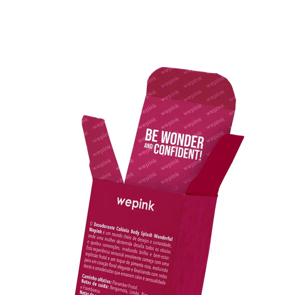 Body Splash Wonderful Desodorante Colônia 200ml - Wepink - Imagem 5