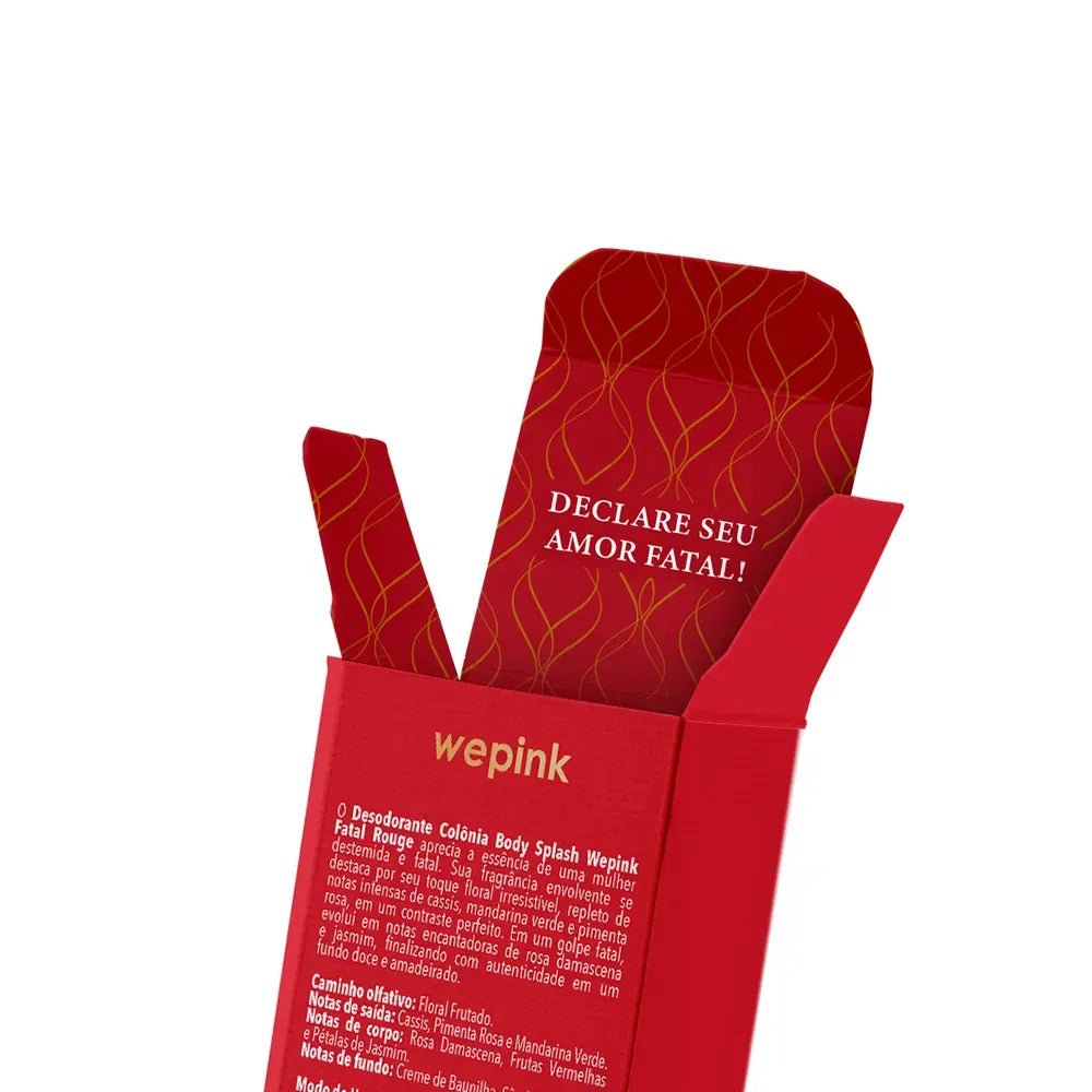 Body Splash Fatal Rouge Desodorante Colônia 200 ml - Wepink - Imagem 5