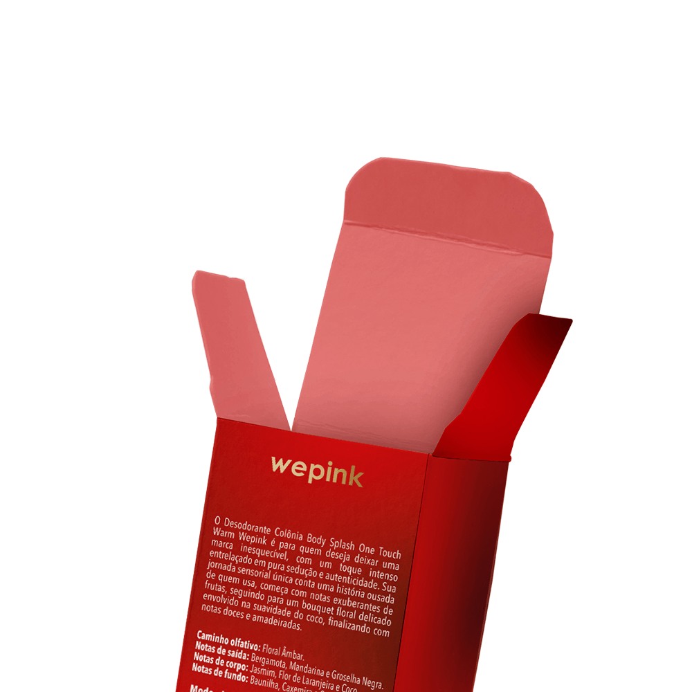 Body Splash One Touch Warm Desodorante Colônia 200ml - Wepink - Imagem 5