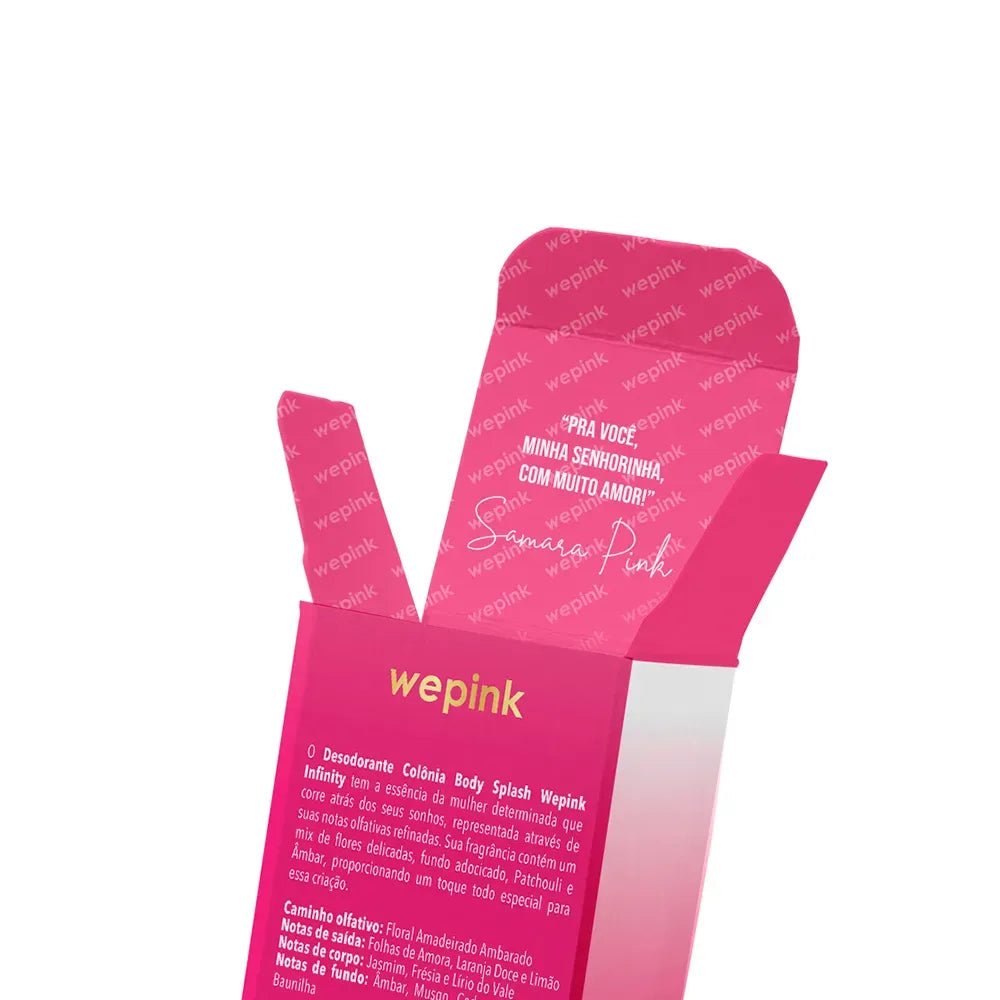 Body Splash Infinity Desodorante Colônia 200ml - Wepink - Imagem 5