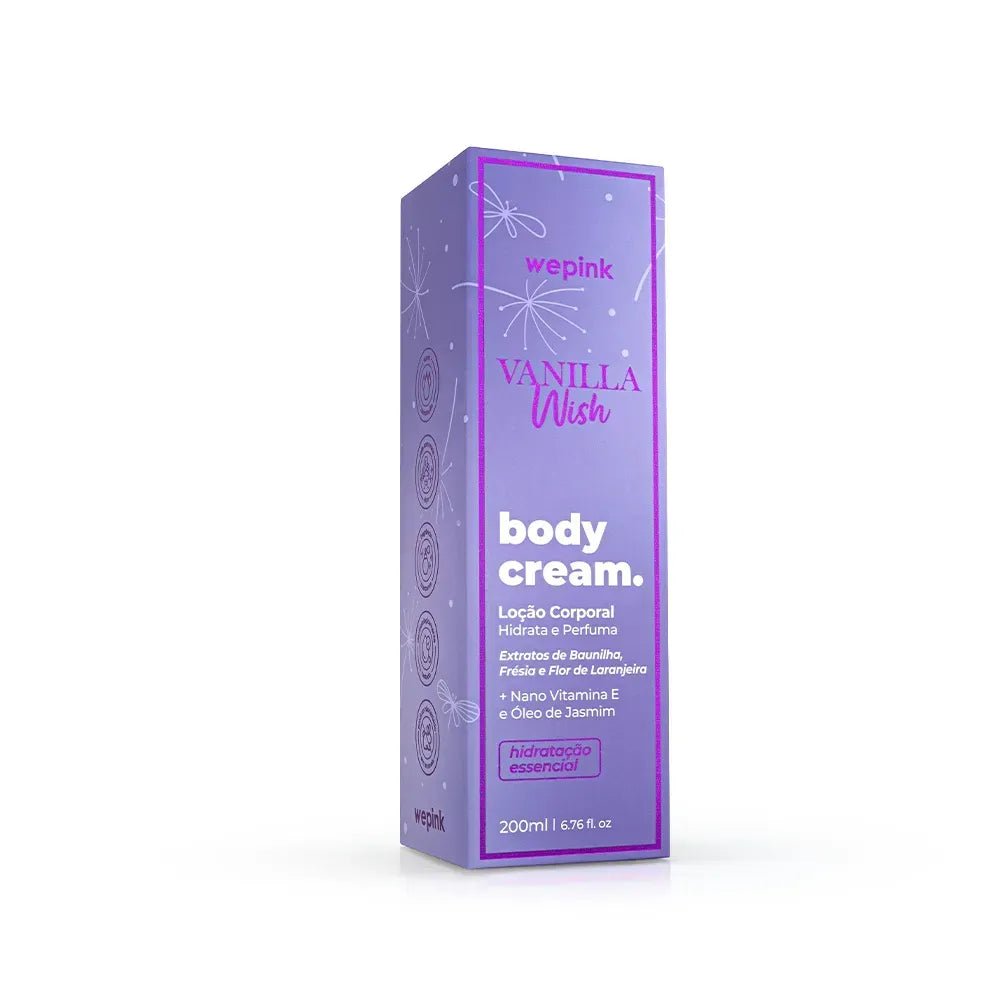 Body Cream Vanilla Wish Desodorante Hidratante 200ml - Wepink - Imagem 5
