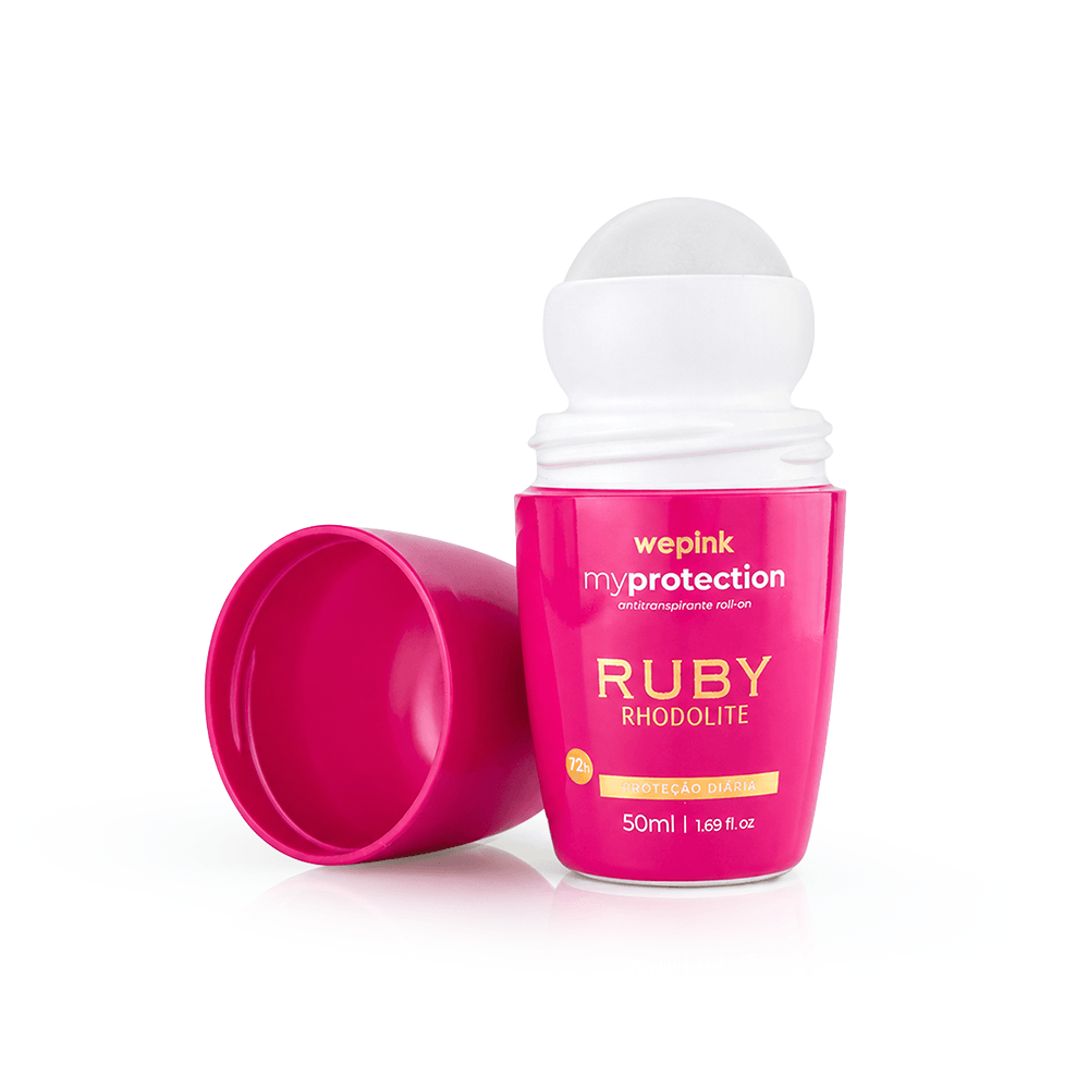 Desodorante Antitranspirante Roll-on Ruby Rhodolite 50ml - Wepink - Imagem 3