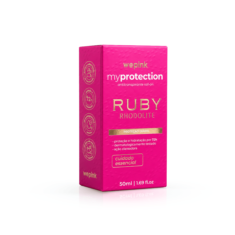Desodorante Antitranspirante Roll-on Ruby Rhodolite 50ml - Wepink - Imagem 5