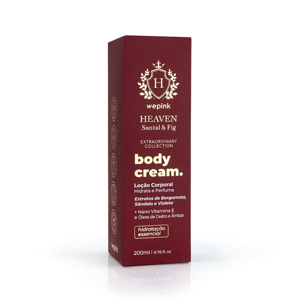 Body Cream Heaven Santal & Fig Desodorante Hidratante 200ml - Wepink - Imagem 5