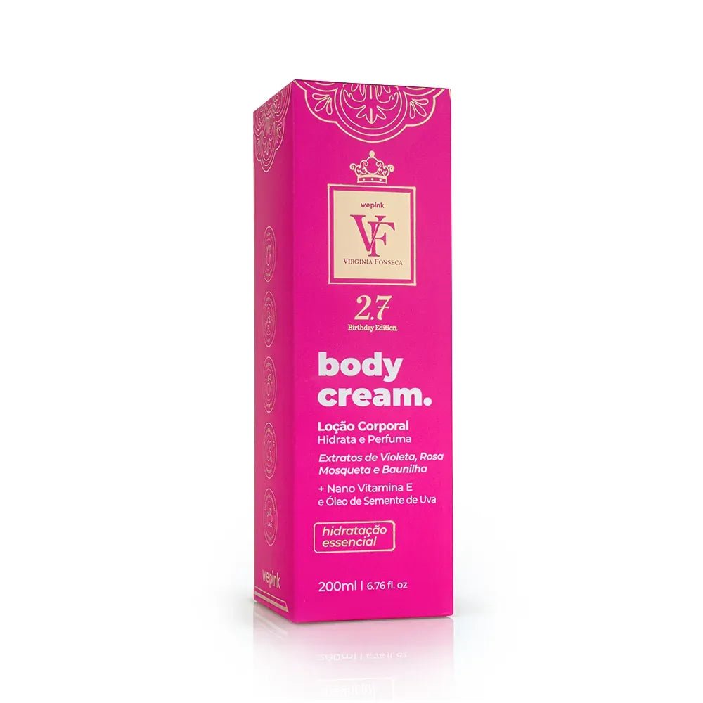 Body Cream VF 2.7 Desodorante Hidratante 200ml - Wepink - Imagem 5