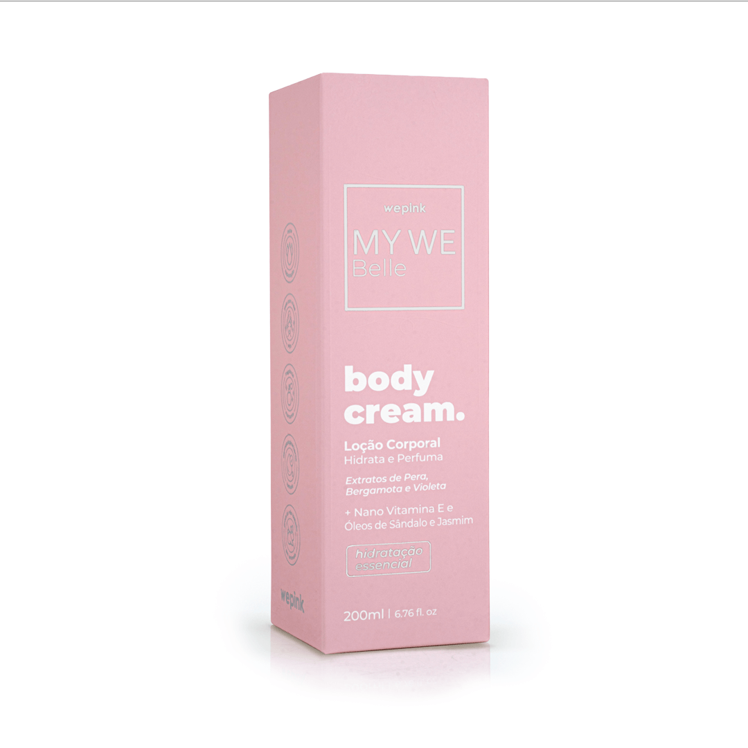 Body Cream My We Belle Desodorante Hidratante 200ml - Wepink - Imagem 3
