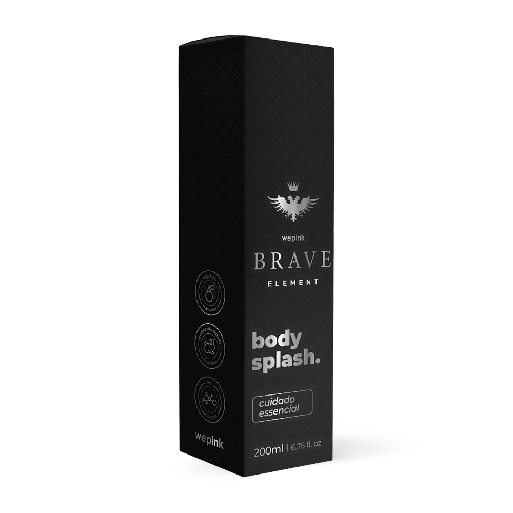 Body Splash Brave Element Desodorante Colônia 200ml - Wepink - Imagem 4
