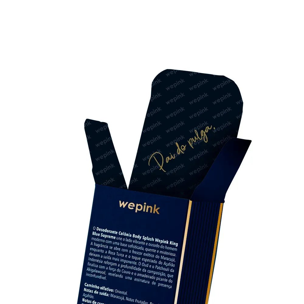 Body Splash King Blue Supreme Desodorante Colônia 200ml - Wepink - Imagem 5
