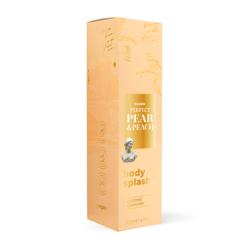 Body Splash Perfect Pear & Peach Desodorante Colônia 200ml - Wepink - Imagem 4