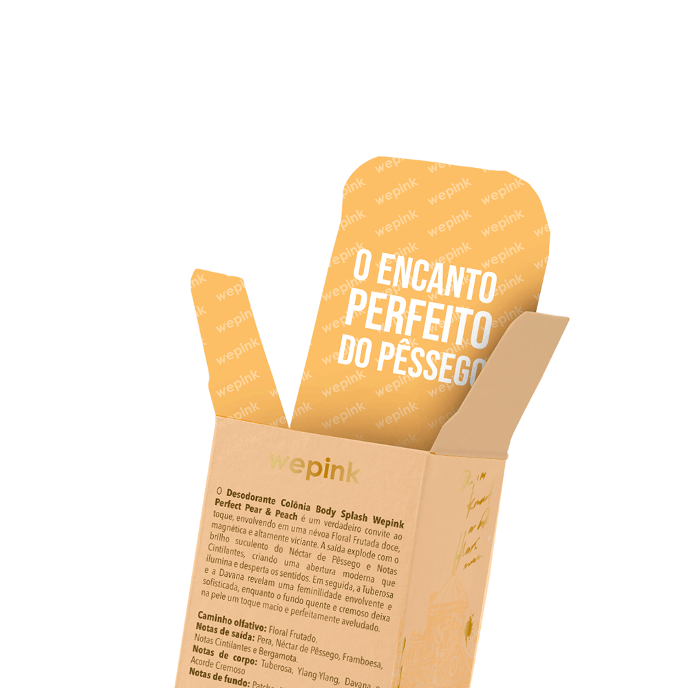Body Splash Perfect Pear & Peach Desodorante Colônia 200ml - Wepink - Imagem 5