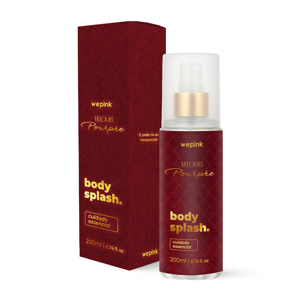 Body Splash Velours Pourpre Desodorante Colônia 200ml - Wepink