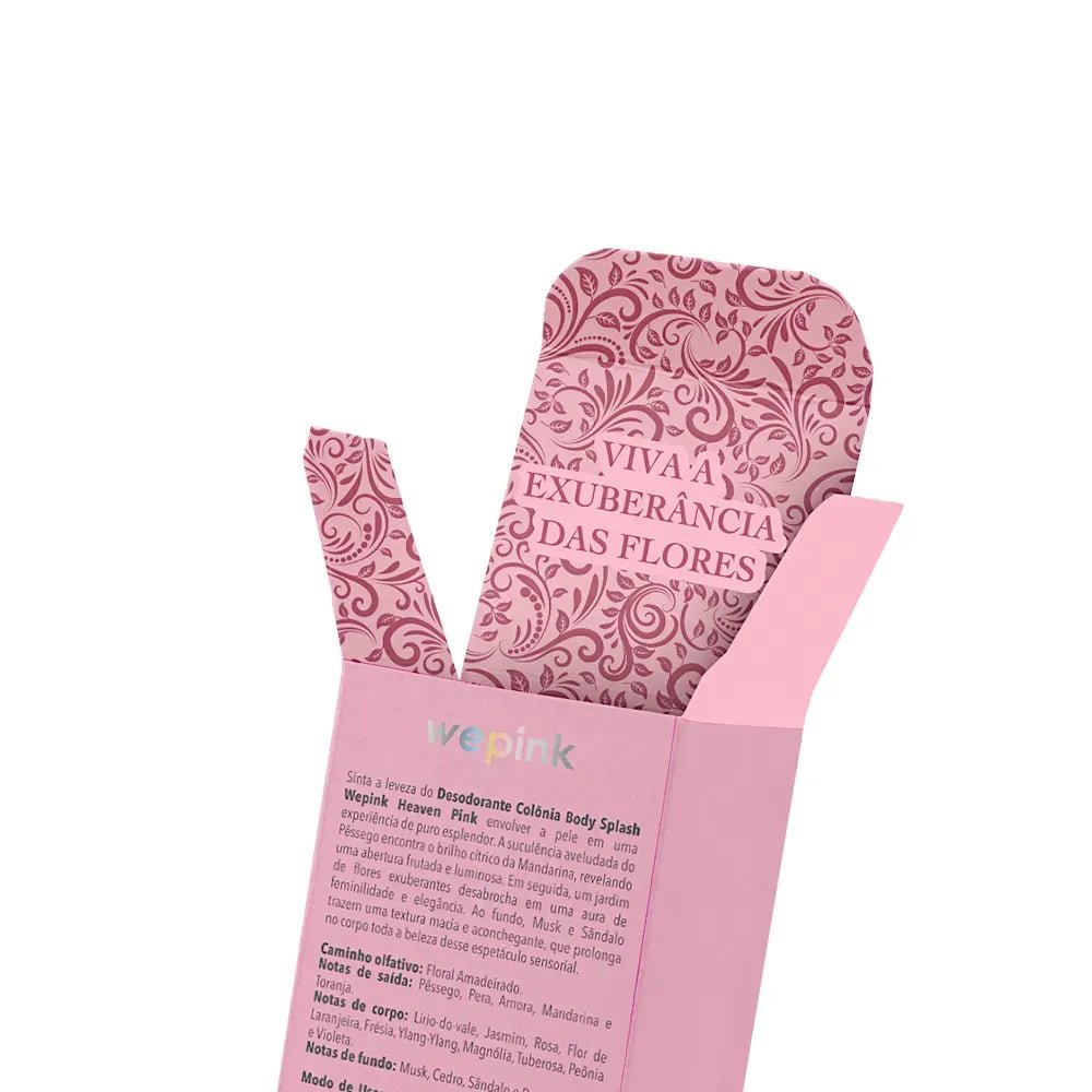 Body Splash Heaven Pink Desodorante Colônia 200ml - Wepink - Imagem 5