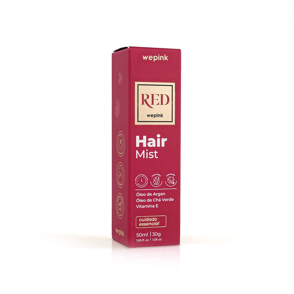 Hair Mist Red Desodorante Capilar 50ml - Wepink - Imagem 5