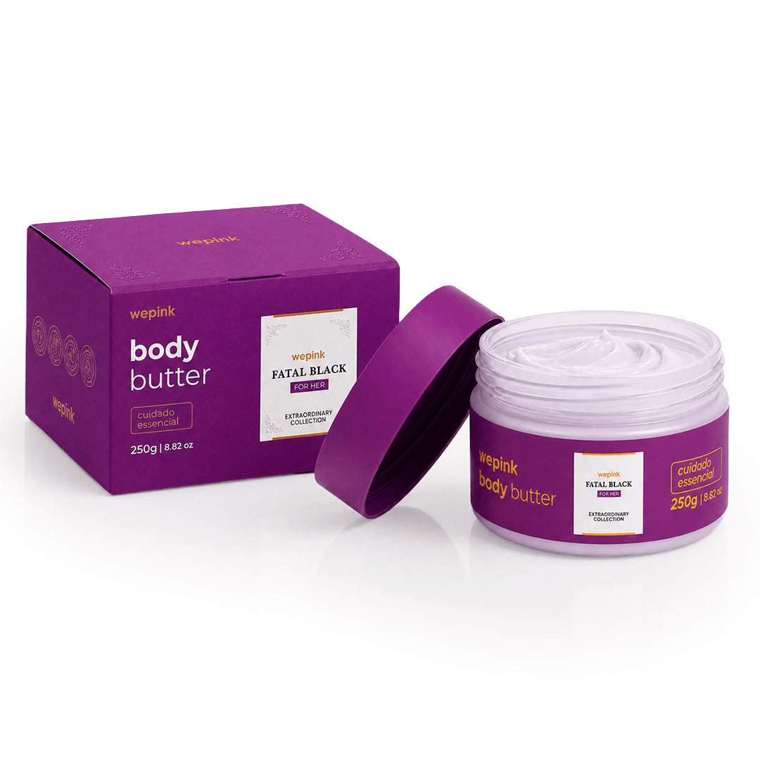 Body Butter Fatal Black For Her Manteiga Corporal 250g - Wepink